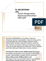 Informasi Akuntansi Diferensial