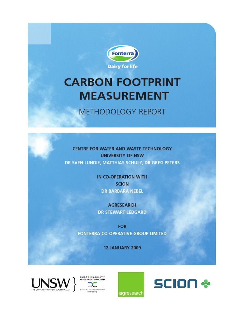 Carbon Footprint Methodology | PDF | Life Cycle Assessment | Greenhouse Gas