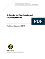 FMM Institute HeadOffice TrainingCalendar2017