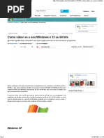Como Saber Se o Seu Windows é 32 Ou 64 Bits