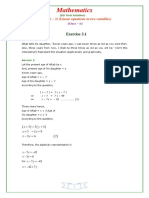 Chapter 3 Pair of Linear Equations in Two Variables