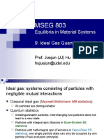 9 -- Ideal Gas Quantum Statistics