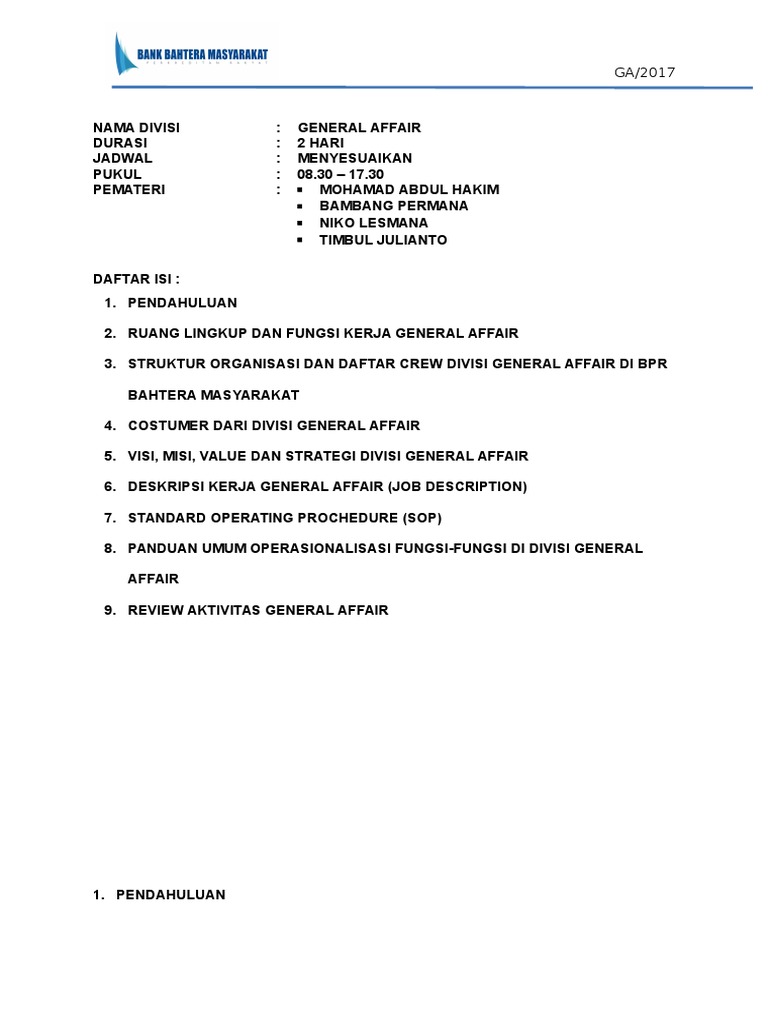 Modul Ga 2017 Modul Ga 2017