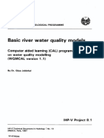 Basic River Water Quality Models