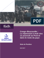 Congo Brazzaville: La Répression À Huit Clos Se Poursuit Au Pool Et Dans Le Reste Du Pays