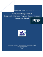 Persyaratan Prosedur Pembukaan Prodi Doktor