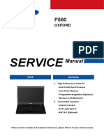 P560 Service Manual Contents