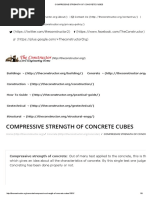 Compressive Strength of Concrete Cubes