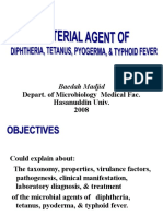 Bacterial Agent of Trop Inf