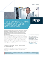 Top 6 Considerations When Purchasing Network Taps PDF 6 W 2977