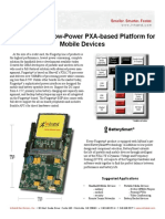 Low-Power PXA-based Platform For Mobile Devices