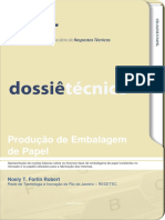 Produção de embalagens de papel