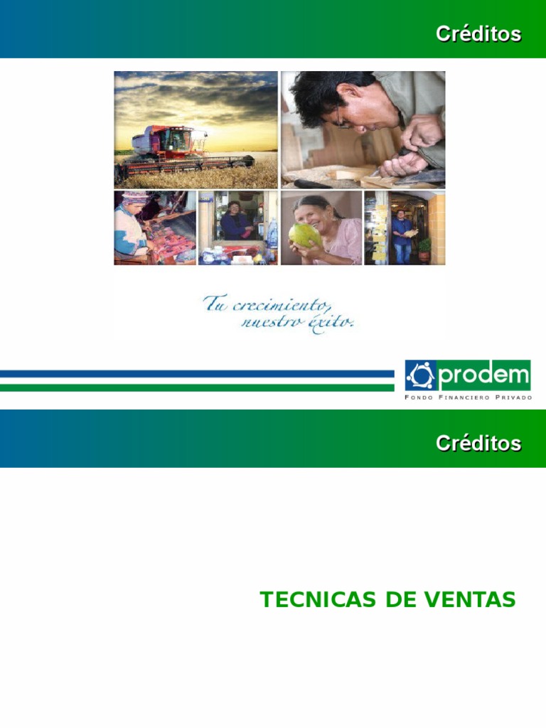 Tecnicas de Venta | PDF | Cliente | Ventas