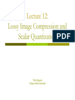 Lossy Image Compression and Scalar: Quantization