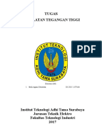 Tugas Peralatan Tegangan Tiggi: Disusun Oleh: 1. Muh Agam Setiawan 03.2015.1.07166