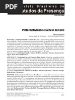 Performatividade e Gênese da Cena_Sílvia Fernandes