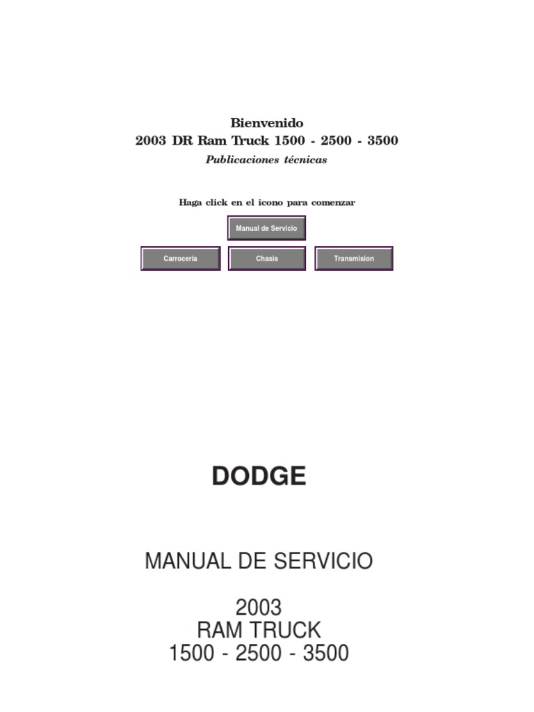 Manual De Taller Dodge Ram