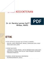 Etika Kedokteran DR Rendra Spot