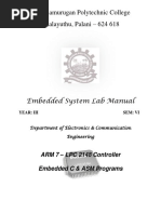 Embedded Lab Manual Final