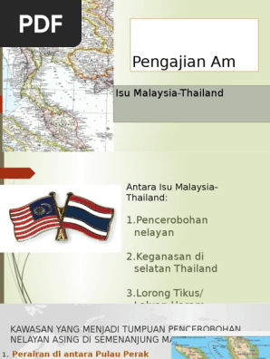 Stpm Pengajian Am Isu Malaysia Thailand Pdf