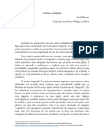 BLOOM, Paul - Contra A Empatia PDF