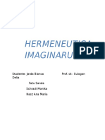 HERMENEUTICA   IMAGINARULUI