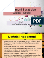 Hegemoni Barat Dan Global (Sosial)