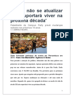 Quem Não Se Atualizar Não Suportará Viver Na Próxima Década