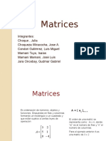 Matrices Tipos