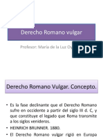 Derecho Romano Vulgar