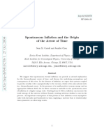 Spontaneous Inflation and The Origin of The Arrow of Time PDF