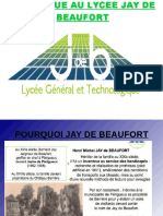 Presentation Du Lycee Jay de Beaufort