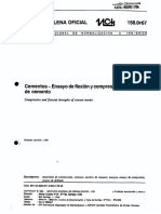 NCh 158 Of67 Cementos - Ensayo flexión y compresión morteros.pdf