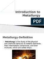 Introduction To Metallurgy
