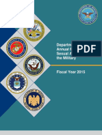 FY15 Annual Report On Sexual Assault in The Military Full Report