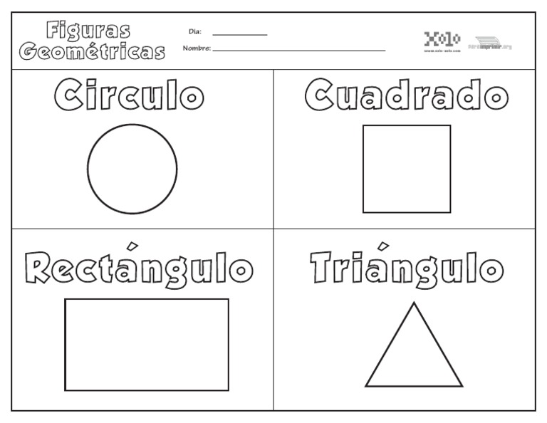 Figuras Geometricas para Colorear y para Imprimir PDF | PDF