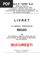 LIVRET REGIO Bucuresti Cu Anexa Inclusa