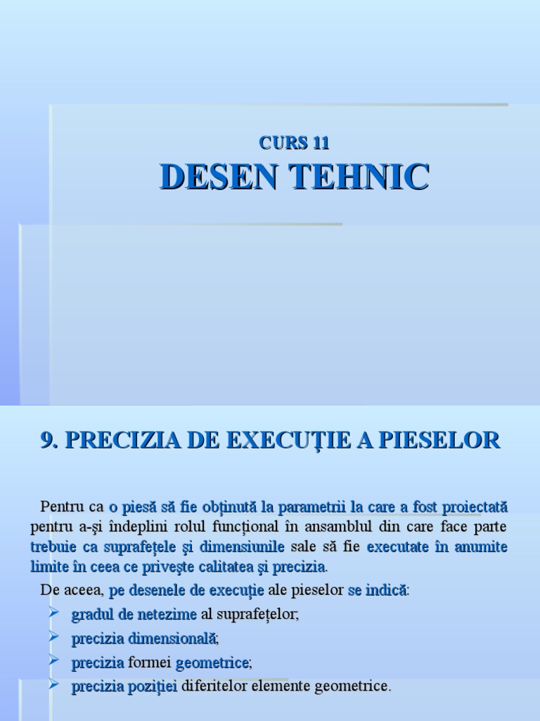 Curs 11 Rugozitate | PDF