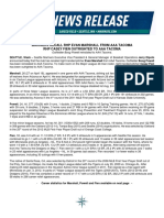 04.12.17 Mariners Recall RHP Evan Marshall RHP Casey Fien Outrighted To AAA Tacoma OF Boog Powell Reinstated To AAA Tacoma PDF