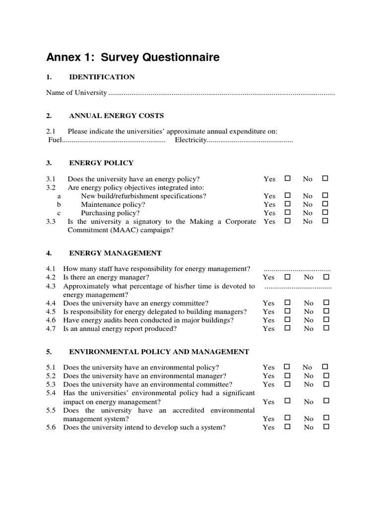 Annex 1 Survey Questionnaire 1. Identification PDF Efficient