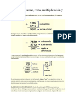 Partes de La Suma