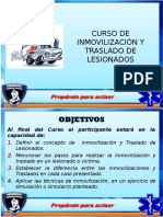 Curso inmovilización lesionados