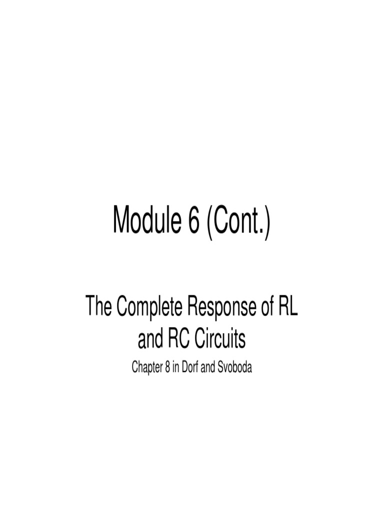 Module 6-2 | PDF | Electrical Network | Analog Circuits