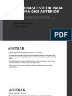 Restorasi Estetik Pada Trauma Gigi Anterior - Jurnal