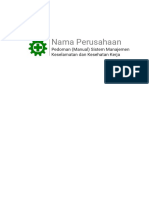 P-P-K3-001 Pedoman (Manual) Sistem Manajemen Keselamatan Dan Kesehatan Kerja