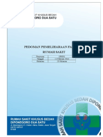 Pedoman Pemeliharaan Fasilitas Rumah Sakit 2016