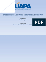 La Educación a Distancia en República Dominicana Marleny 16-8737