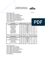 GBFFL Powered by Aliv Week 2 Results and Standings