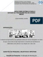 A Topografia estimula o estudo da Trigonometria