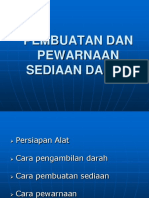 Pembuatan & Pewarnaan Sediaan Darah Pemeriksaan Malaria